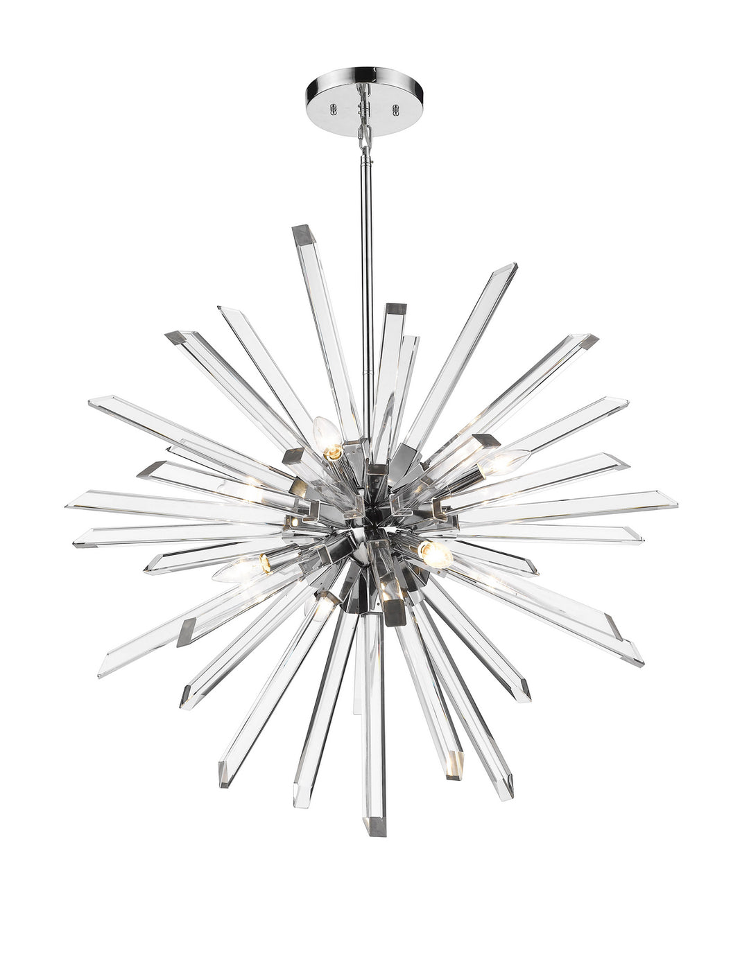 Z-Lite Canada - 4003-8CH - Eight Light Chandelier - Burst - Chrome