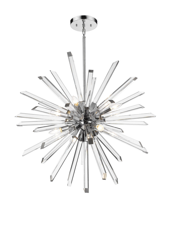 Z-Lite Canada - 4003-8CH - Eight Light Chandelier - Burst - Chrome