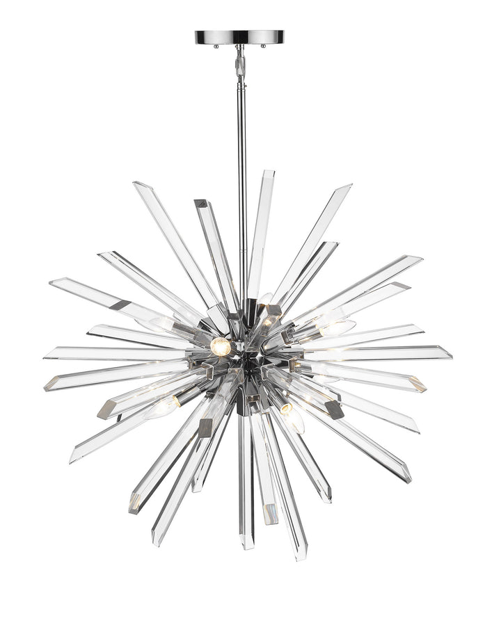 Z-Lite Canada - 4003-8CH - Eight Light Chandelier - Burst - Chrome