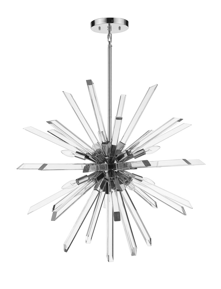 Z-Lite Canada - 4003-8CH - Eight Light Chandelier - Burst - Chrome