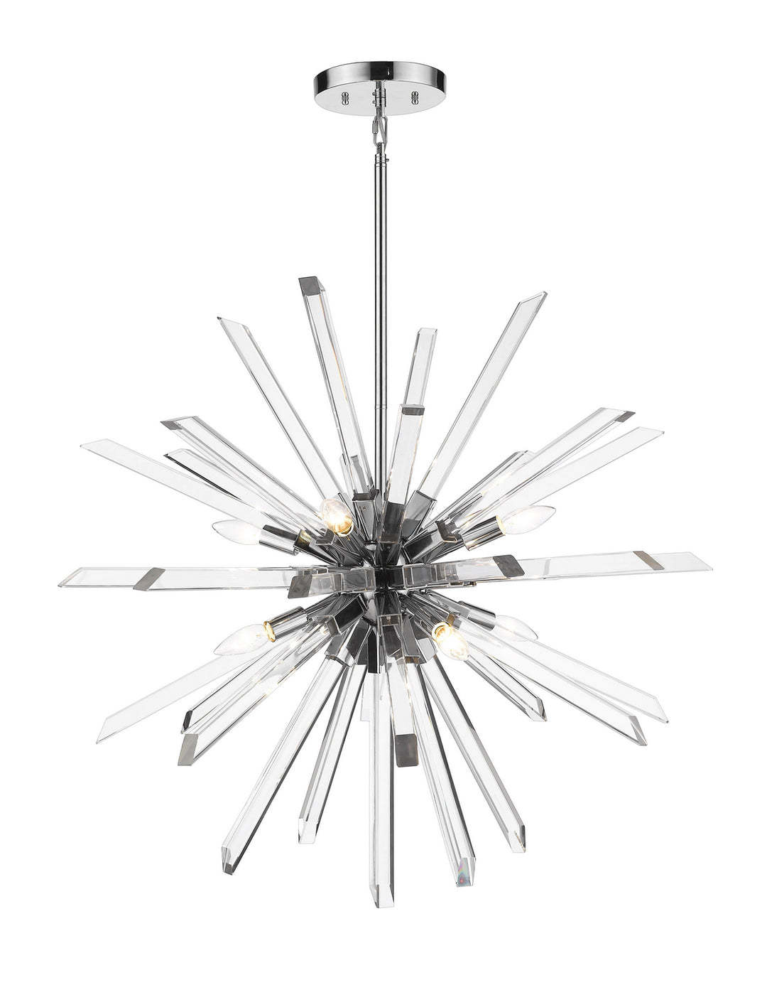 Z-Lite Canada - 4003-8CH - Eight Light Chandelier - Burst - Chrome