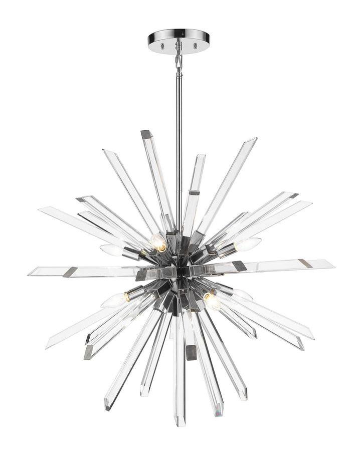 Z-Lite Canada - 4003-8CH - Eight Light Chandelier - Burst - Chrome