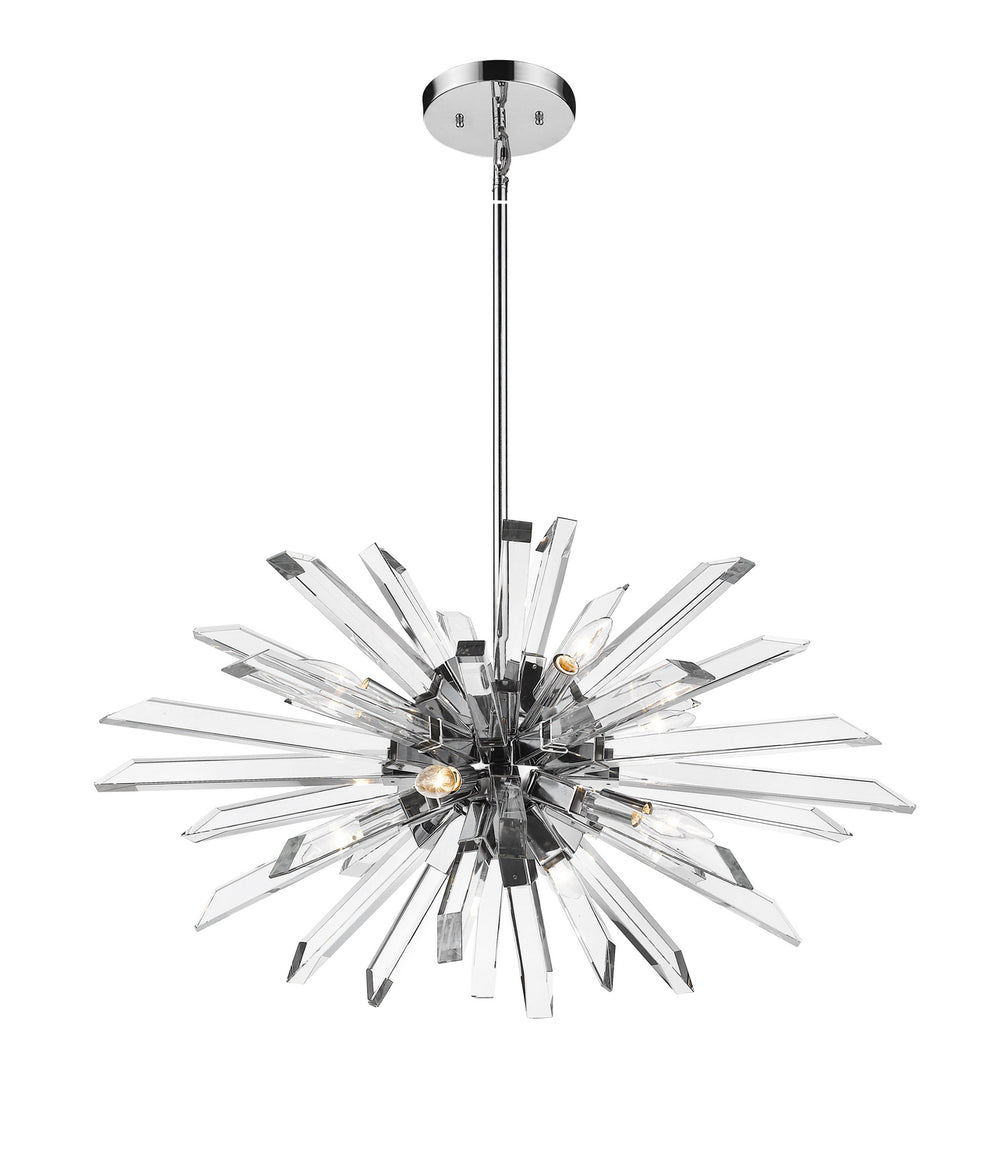 Z-Lite Canada - 4003-8L-CH - Eight Light Chandelier - Burst - Chrome