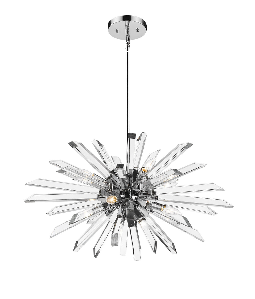 Z-Lite Canada - 4003-8L-CH - Eight Light Chandelier - Burst - Chrome