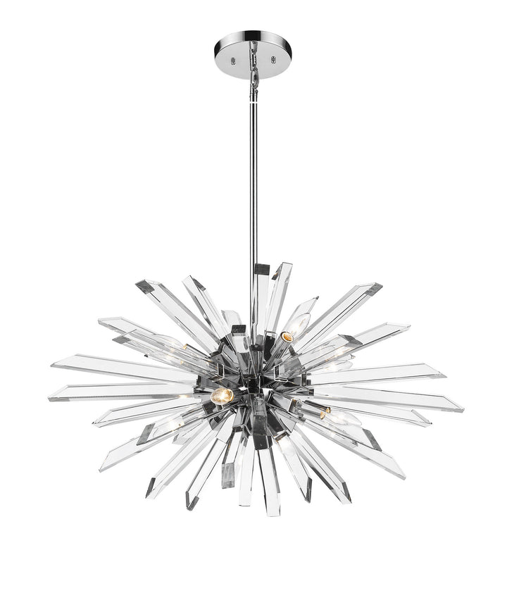Z-Lite Canada - 4003-8L-CH - Eight Light Chandelier - Burst - Chrome