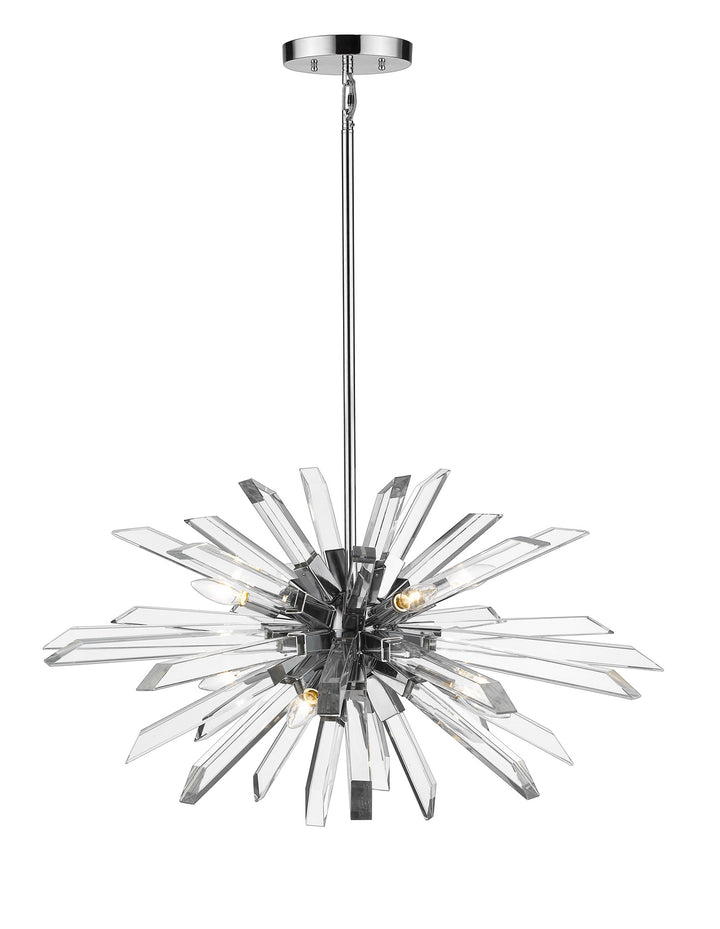 Z-Lite Canada - 4003-8L-CH - Eight Light Chandelier - Burst - Chrome