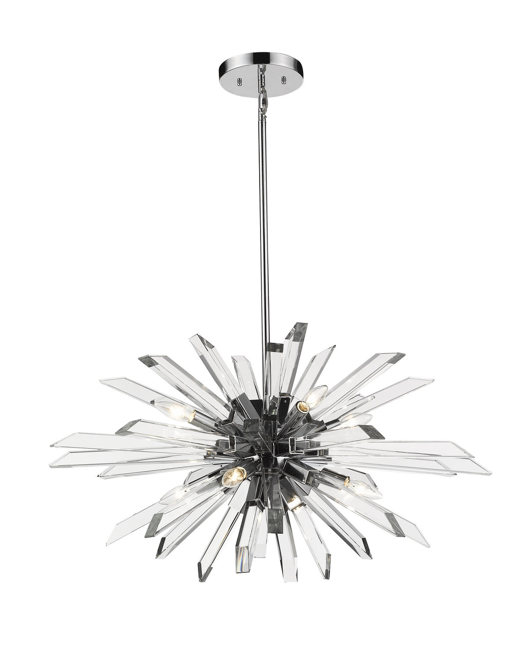 Z-Lite Canada - 4003-8L-CH - Eight Light Chandelier - Burst - Chrome