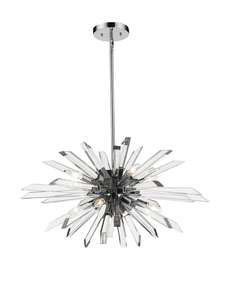 Z-Lite Canada - 4003-8L-CH - Eight Light Chandelier - Burst - Chrome