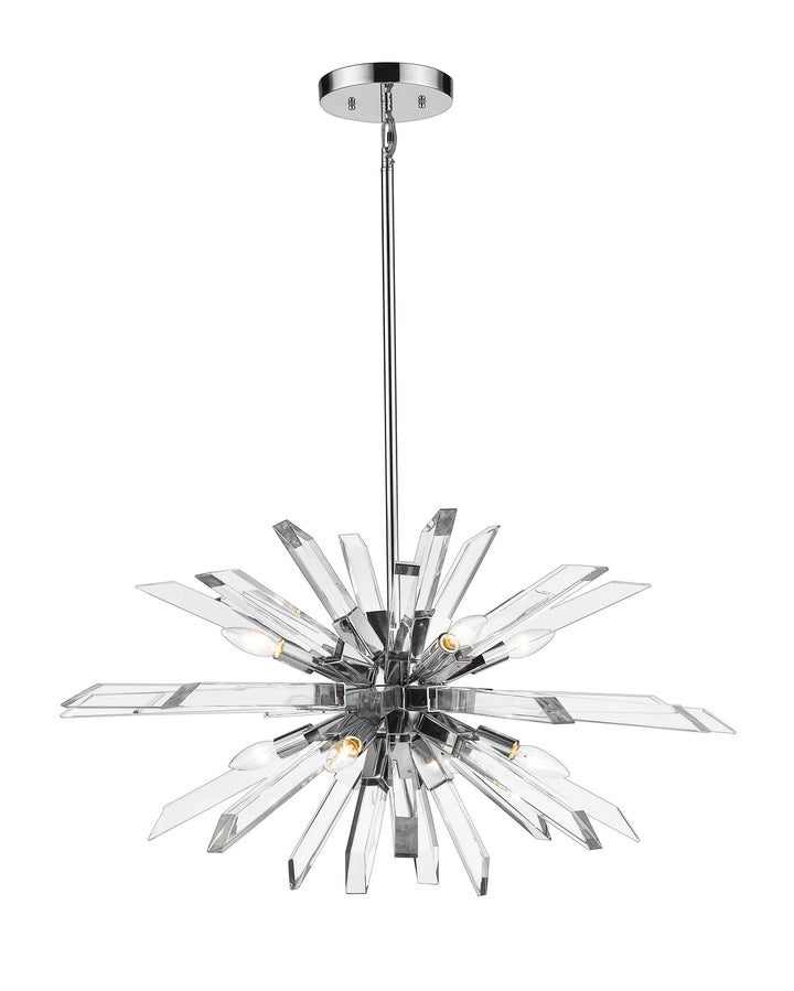 Z-Lite Canada - 4003-8L-CH - Eight Light Chandelier - Burst - Chrome