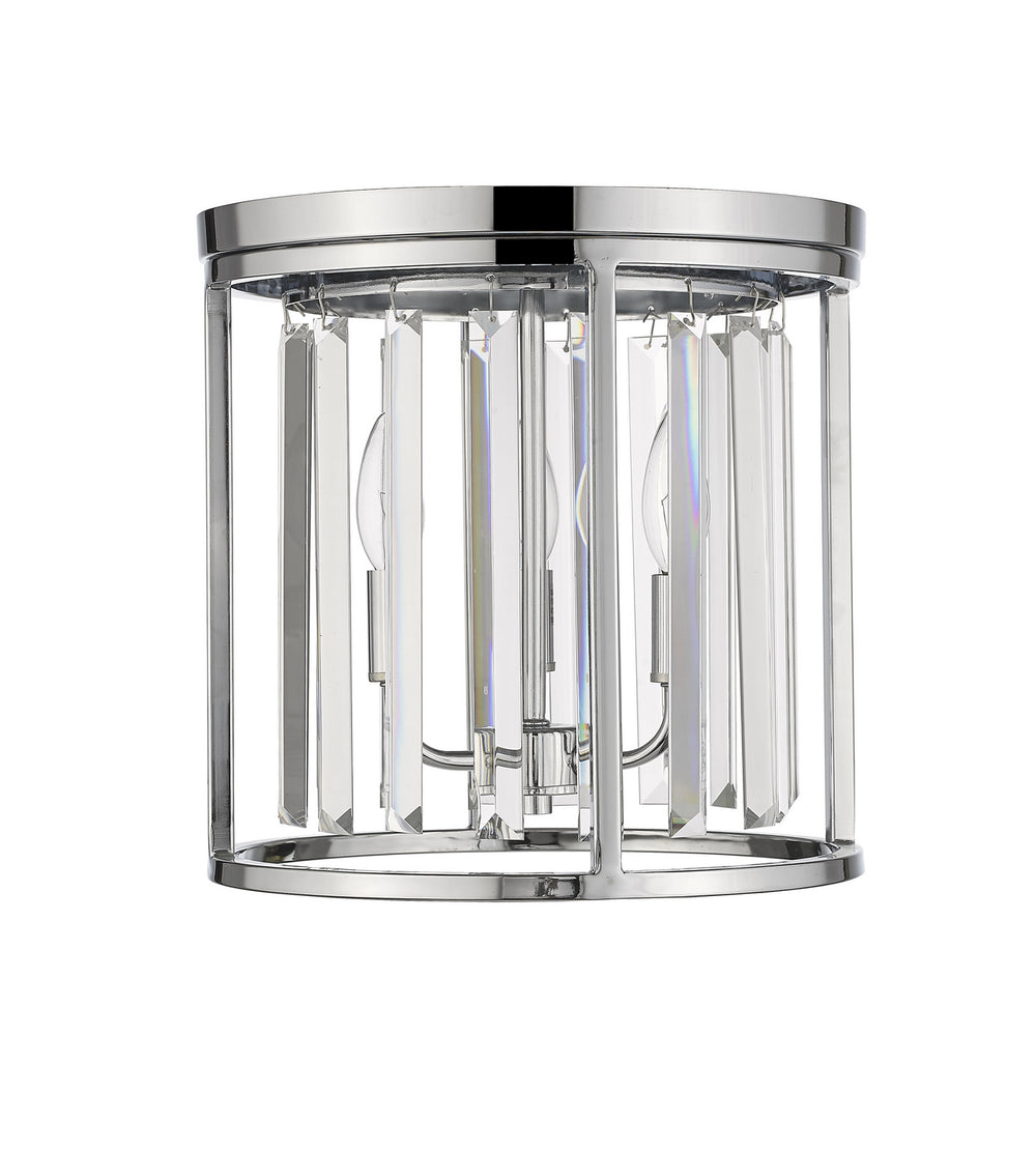 Z-Lite Canada - 439F12-CH - Three Light Flush Mount - Monarch - Chrome