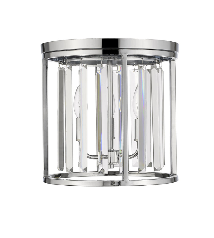 Z-Lite Canada - 439F12-CH - Three Light Flush Mount - Monarch - Chrome