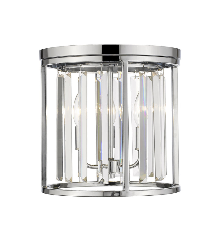 Z-Lite Canada - 439F12-CH - Three Light Flush Mount - Monarch - Chrome