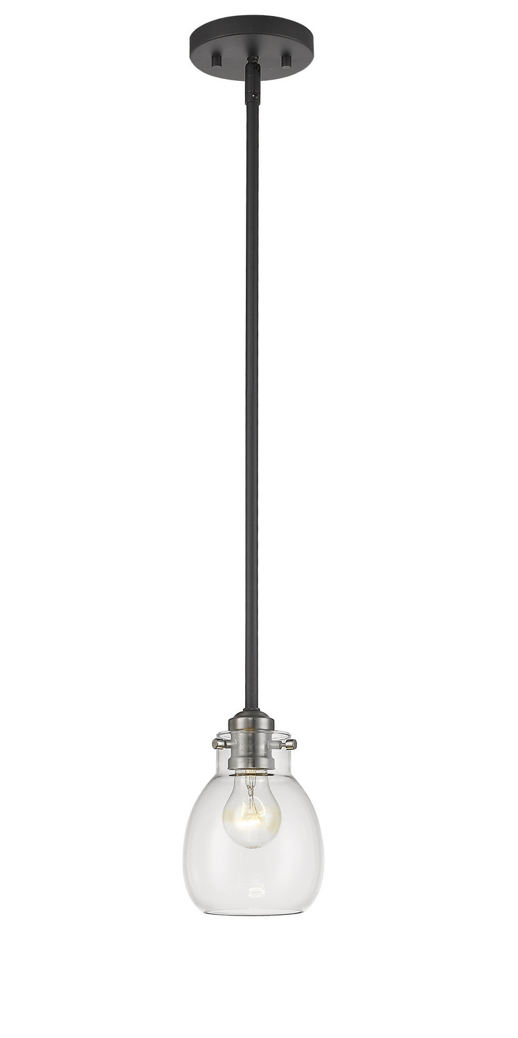 Z-Lite Canada - 466MP-MB-BN - One Light Pendant - Kraken - Matte Black + Brushed Nickel