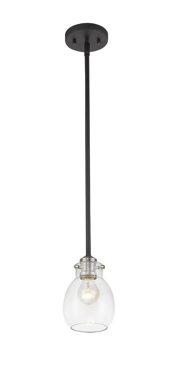 Z-Lite Canada - 466MP-MB-BN - One Light Pendant - Kraken - Matte Black + Brushed Nickel