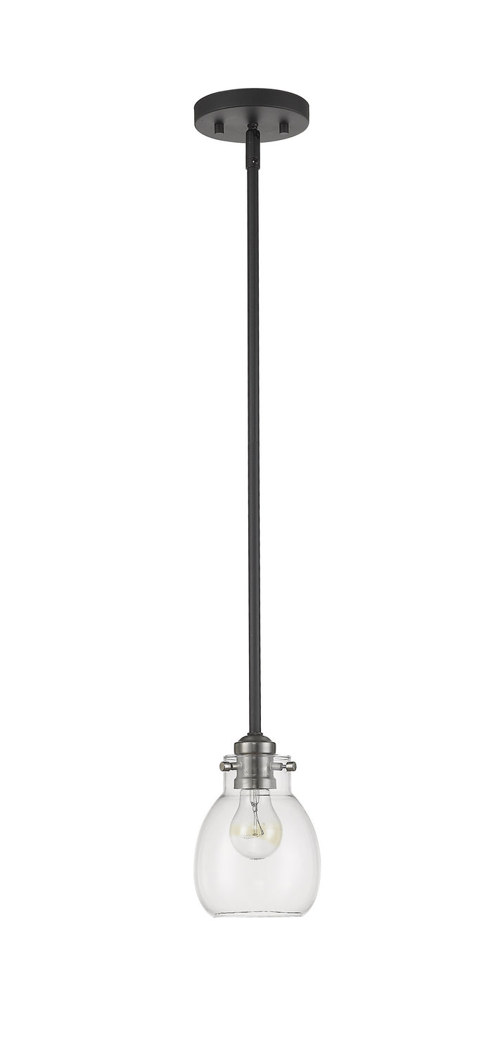 Z-Lite Canada - 466MP-MB-BN - One Light Pendant - Kraken - Matte Black + Brushed Nickel