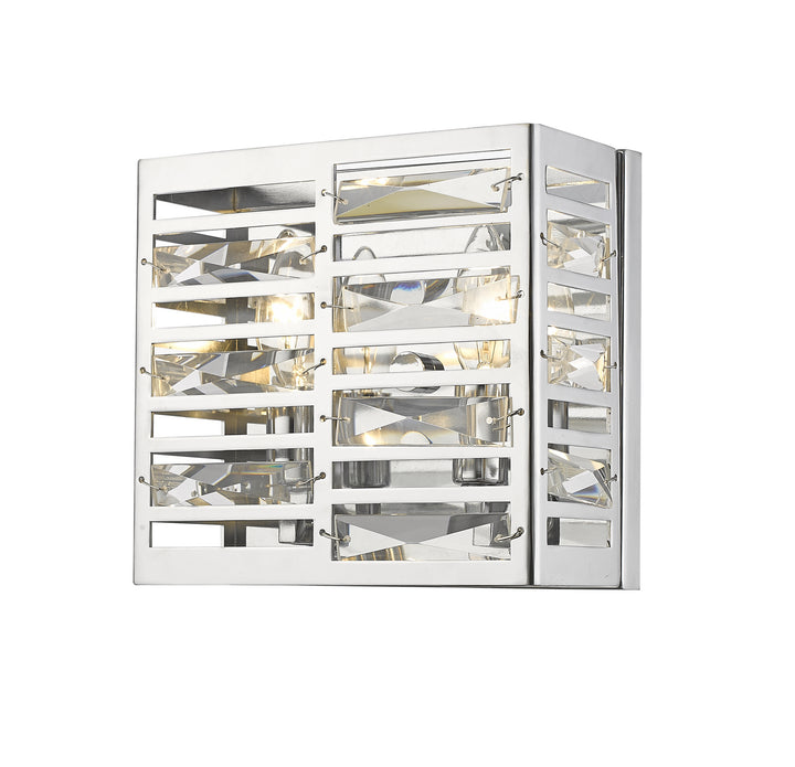 Cronise Two Light Wall Sconce in Chrome - available from The Lighting Shoppe, trusted by Canadian homeowners