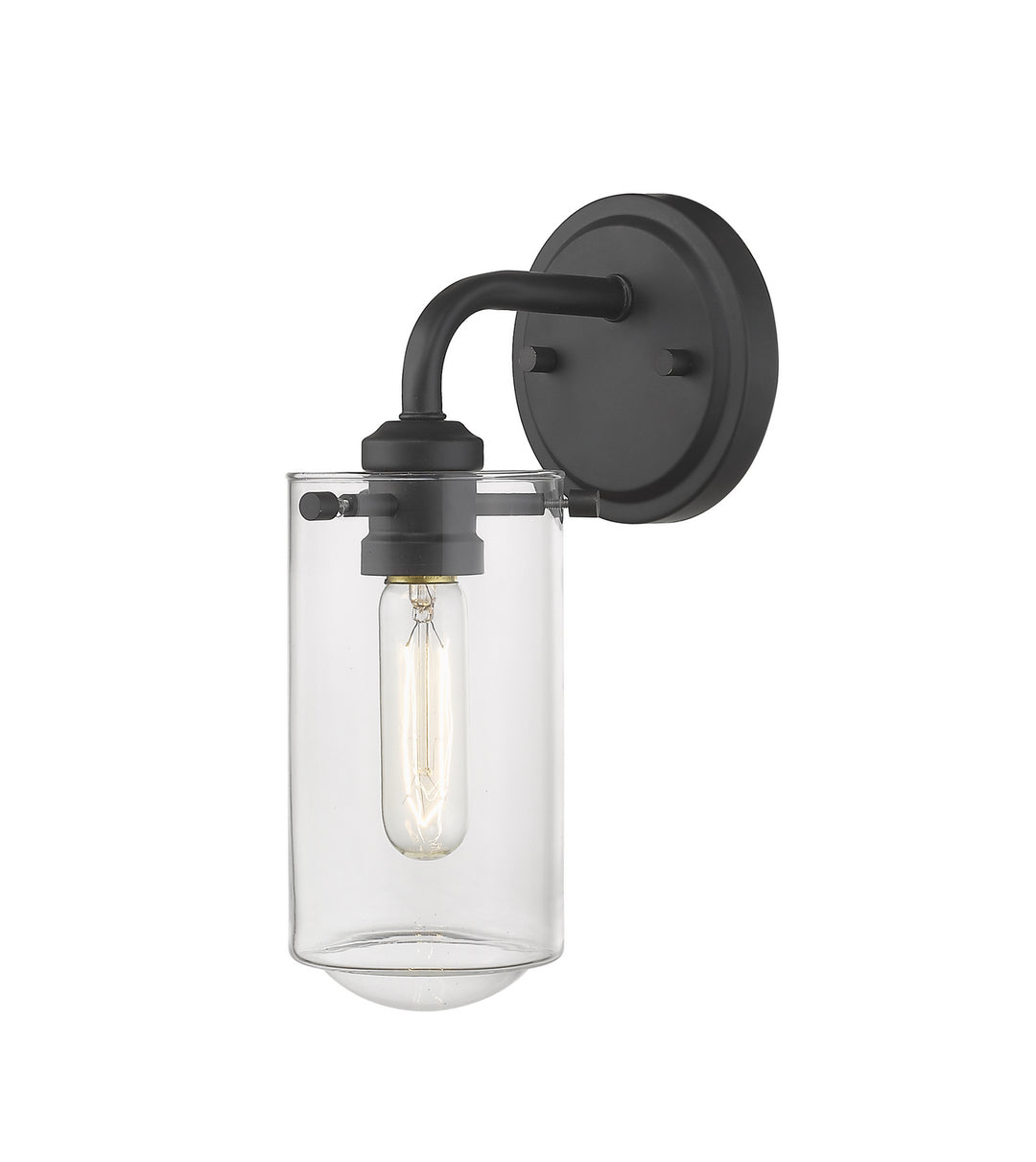 Z-Lite Canada - 471-1S-MB - One Light Wall Sconce - Delaney - Matte Black