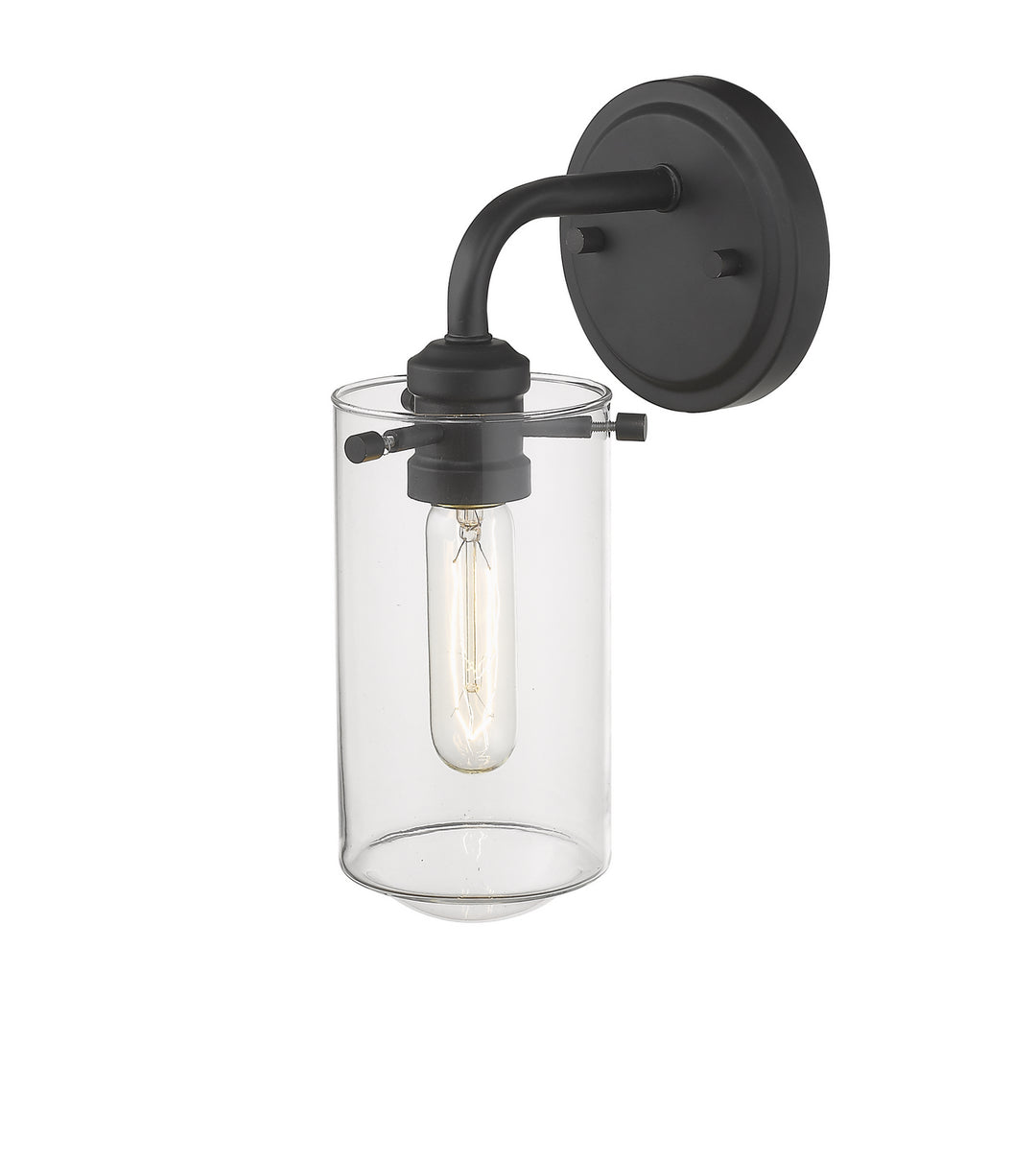 Z-Lite Canada - 471-1S-MB - One Light Wall Sconce - Delaney - Matte Black