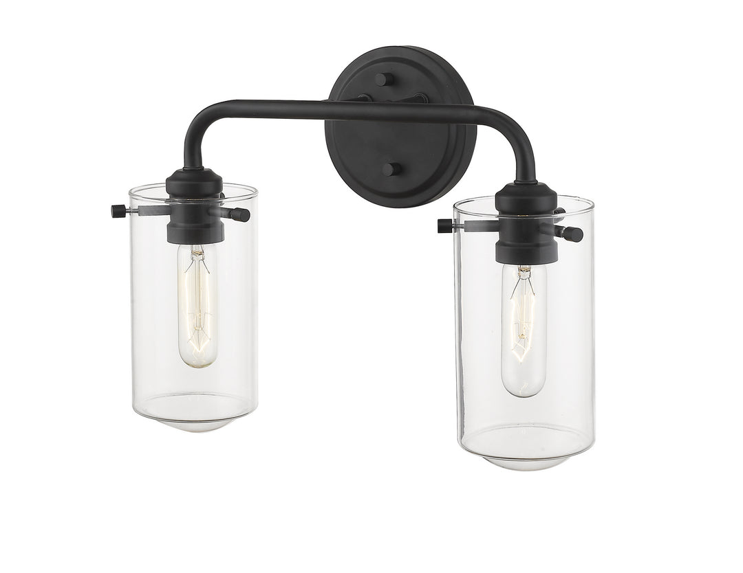 Z-Lite Canada - 471-2V-MB - Two Light Vanity - Delaney - Matte Black