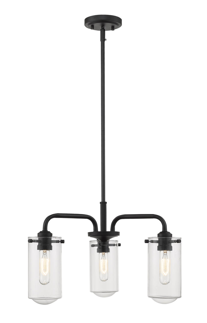 Z-Lite Canada - 471-3MB - Three Light Chandelier - Delaney - Matte Black