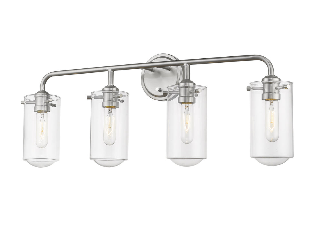 Z-Lite Canada - 471-4V-BN - Four Light Vanity - Delaney - Brushed Nickel