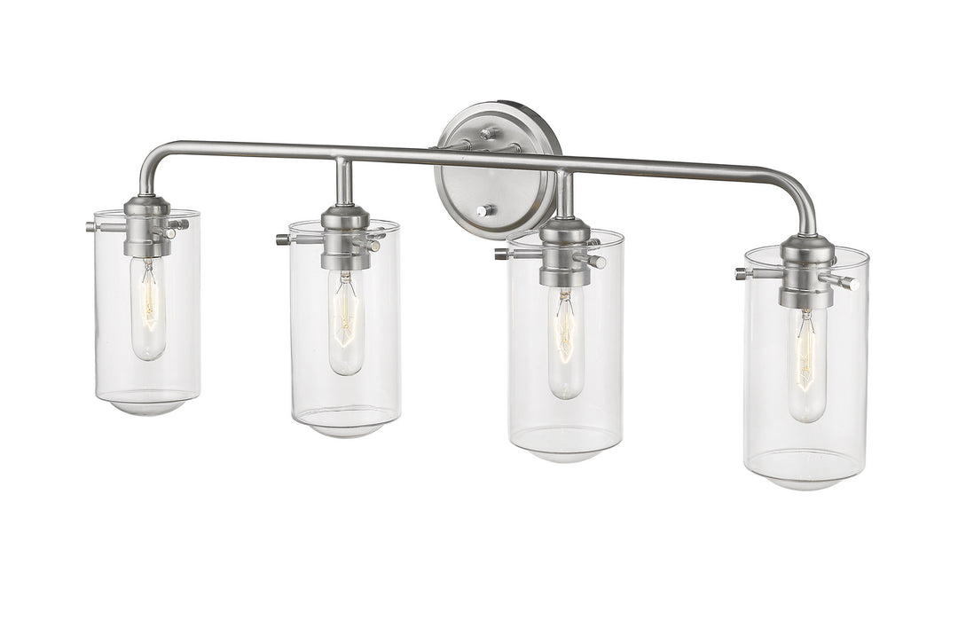 Z-Lite Canada - 471-4V-BN - Four Light Vanity - Delaney - Brushed Nickel