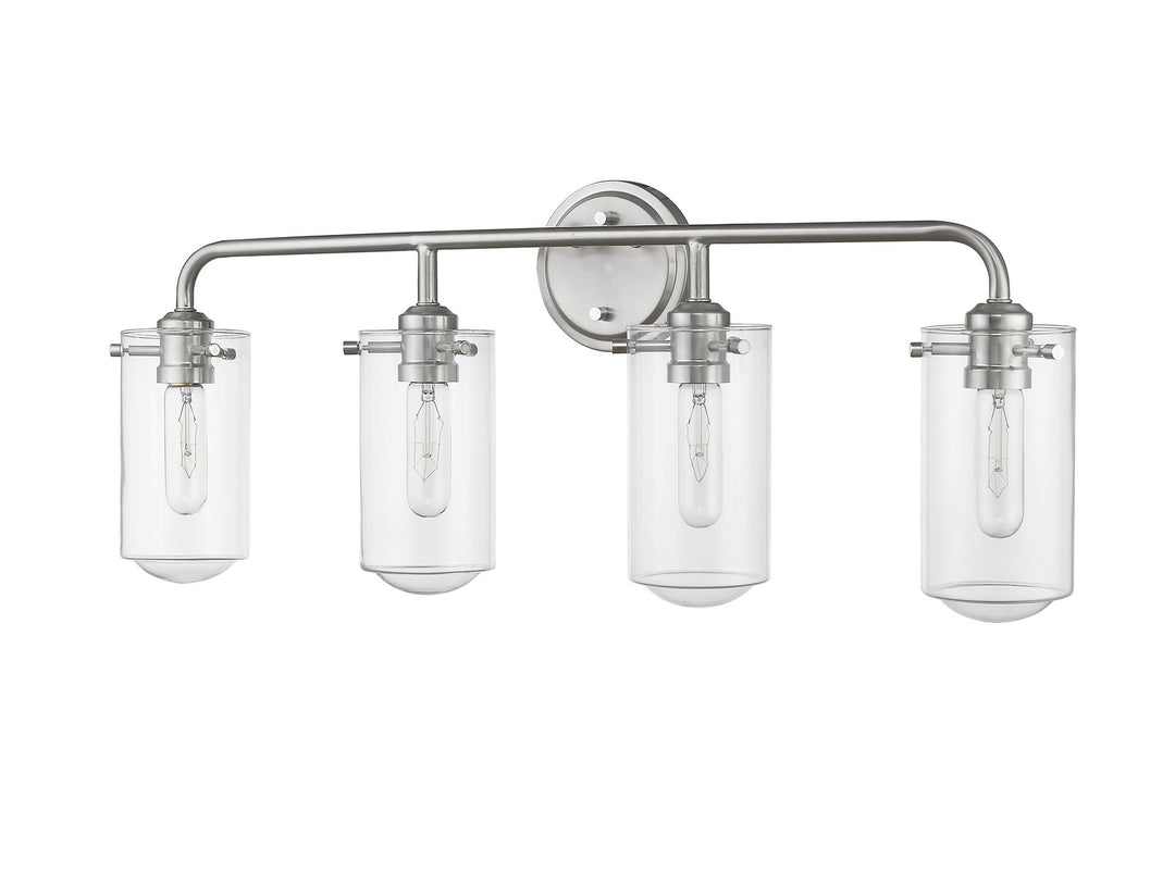 Z-Lite Canada - 471-4V-BN - Four Light Vanity - Delaney - Brushed Nickel