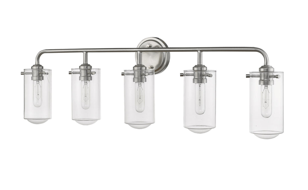 Z-Lite Canada - 471-5V-BN - Five Light Vanity - Delaney - Brushed Nickel