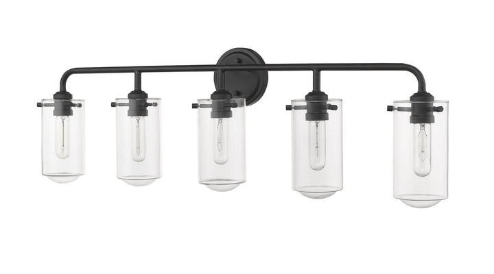 Z-Lite Canada - 471-5V-MB - Five Light Vanity - Delaney - Matte Black