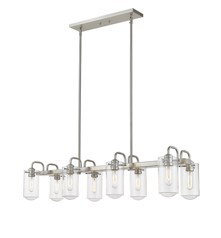 Z-Lite Canada - 471-8L-BN - Eight Light Linear Chandelier - Delaney - Brushed Nickel