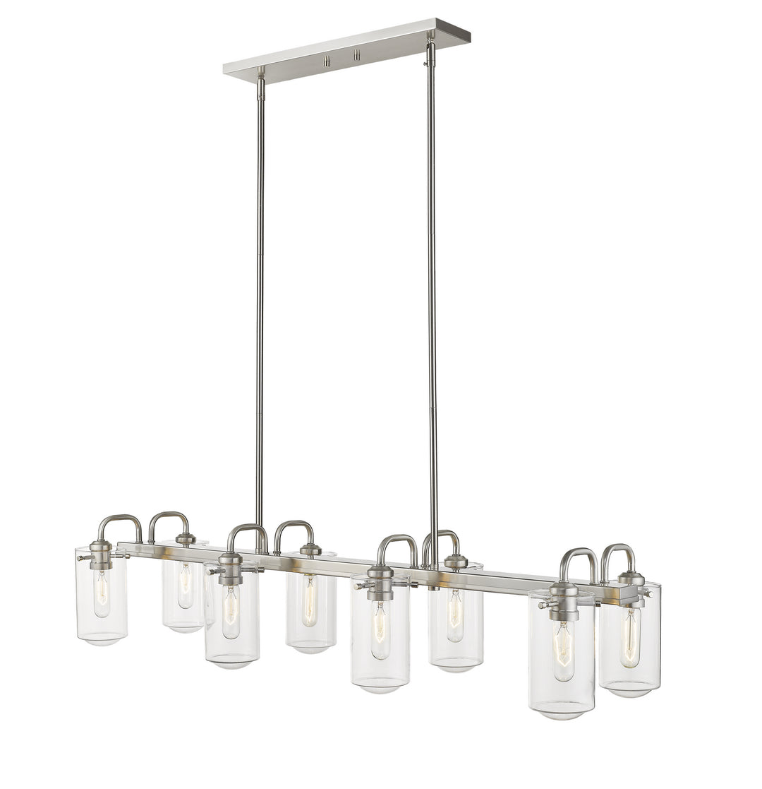 Z-Lite Canada - 471-8L-BN - Eight Light Linear Chandelier - Delaney - Brushed Nickel