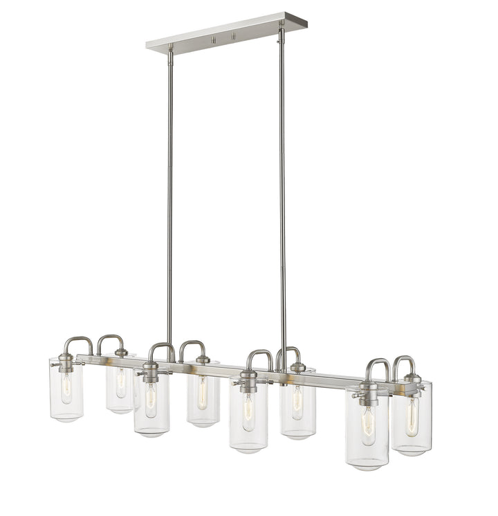 Z-Lite Canada - 471-8L-BN - Eight Light Linear Chandelier - Delaney - Brushed Nickel