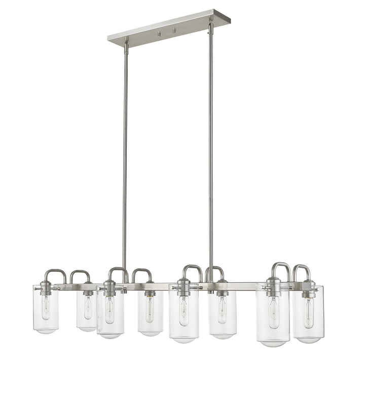 Z-Lite Canada - 471-8L-BN - Eight Light Linear Chandelier - Delaney - Brushed Nickel
