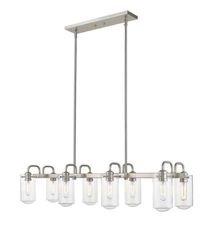 Z-Lite Canada - 471-8L-BN - Eight Light Linear Chandelier - Delaney - Brushed Nickel
