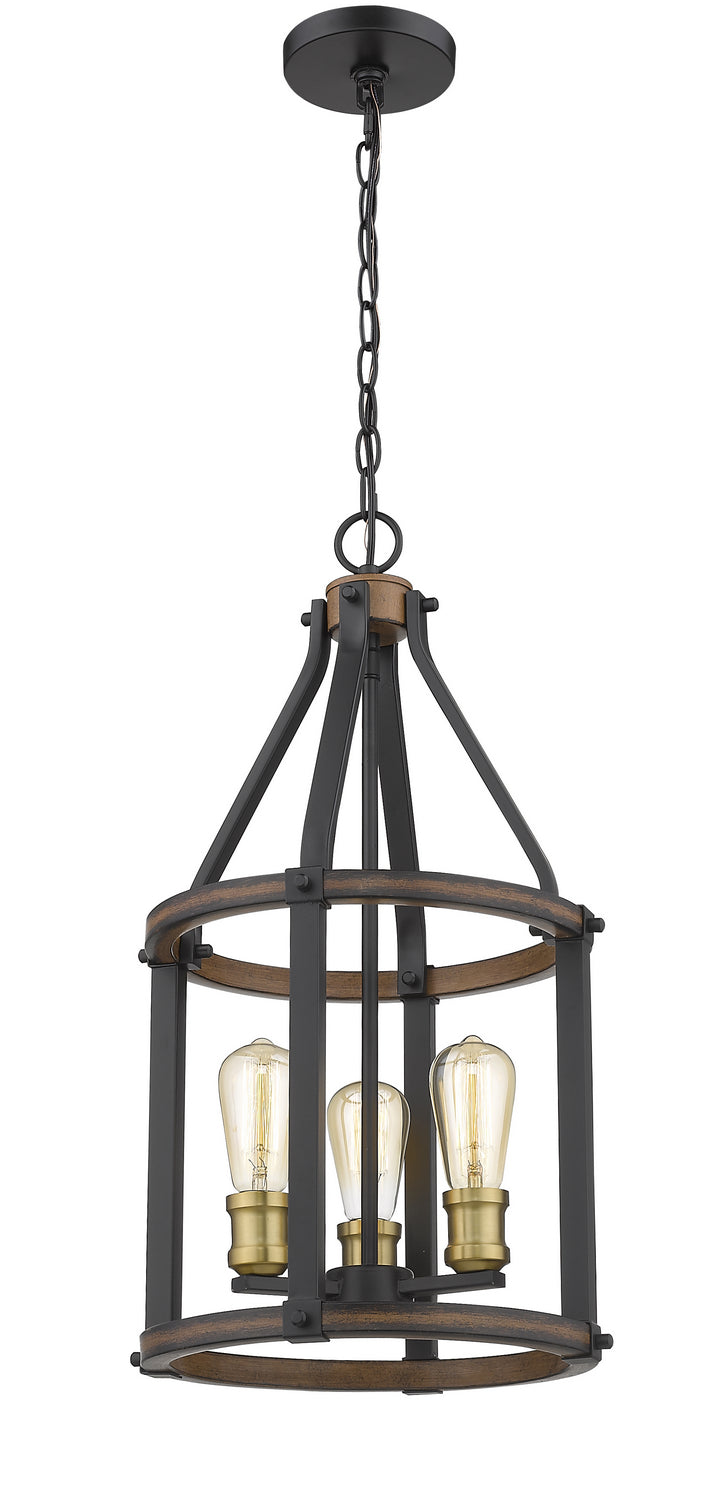 Z-Lite Canada - 472-3P-RM - Three Light Pendant - Kirkland - Rustic Mahogany