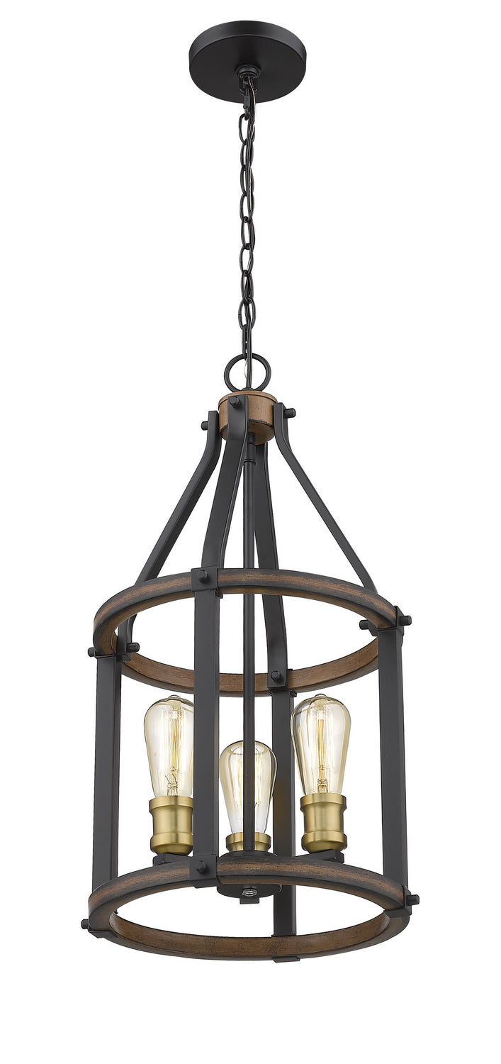 Z-Lite Canada - 472-3P-RM - Three Light Pendant - Kirkland - Rustic Mahogany