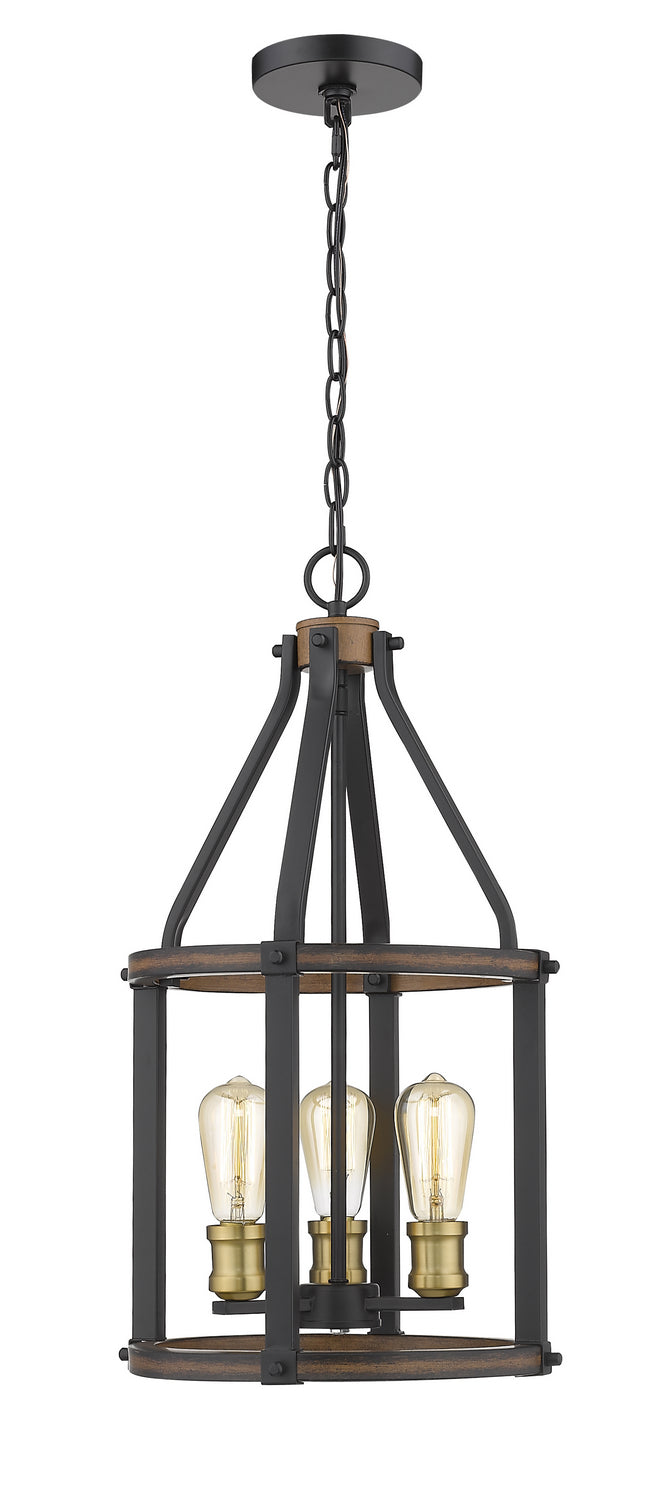 Kirkland Three Light Pendant in Rustic Mahogany - available from The Lighting Shoppe, trusted by Canadian homeowners