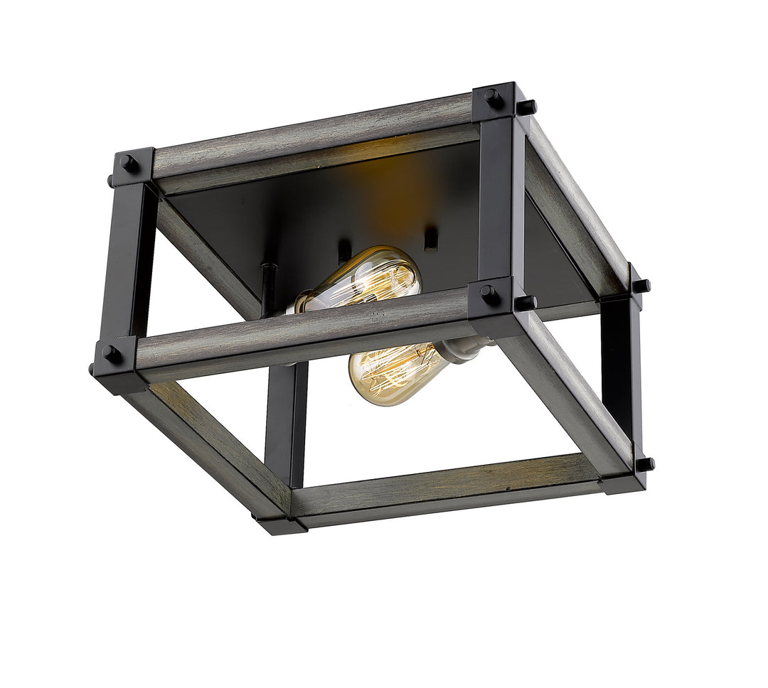 Z-Lite Canada - 472F2S-ABB - Two Light Flush Mount - Kirkland - Ashen Barnboard
