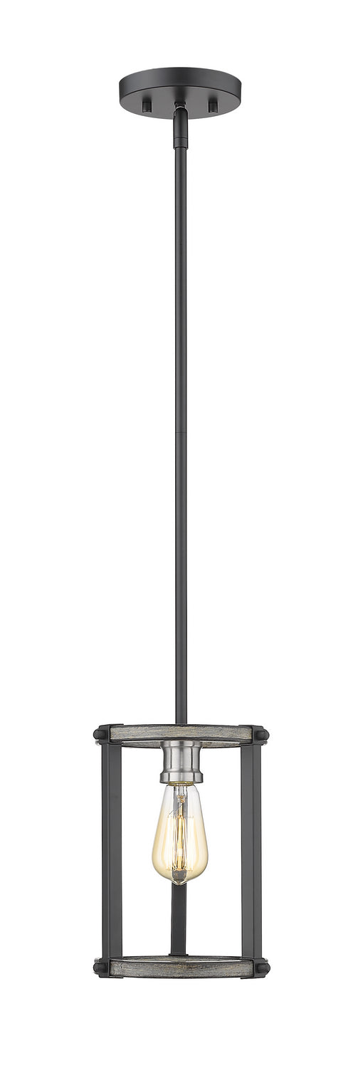 Kirkland One Light Pendant in Ashen Barnboard - available from The Lighting Shoppe, trusted by Canadian homeowners