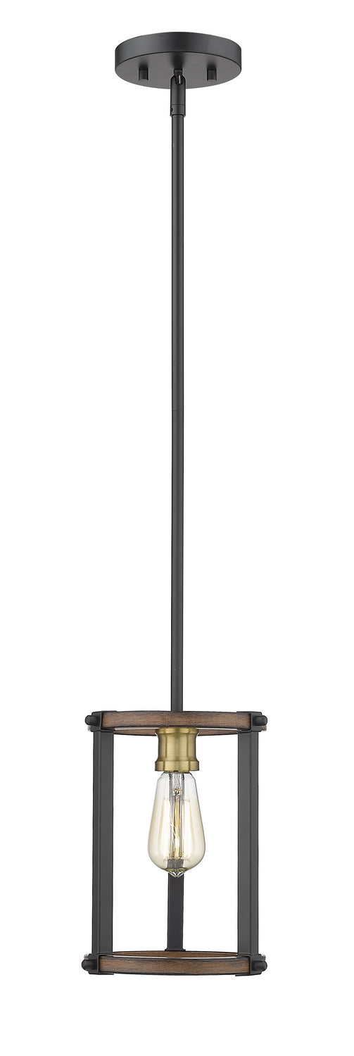 Kirkland One Light Pendant in Rustic Mahogany - available from The Lighting Shoppe, trusted by Canadian homeowners