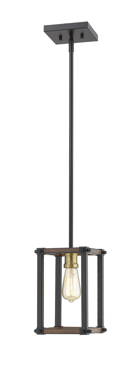 Kirkland One Light Pendant in Rustic Mahogany - available from The Lighting Shoppe, trusted by Canadian homeowners