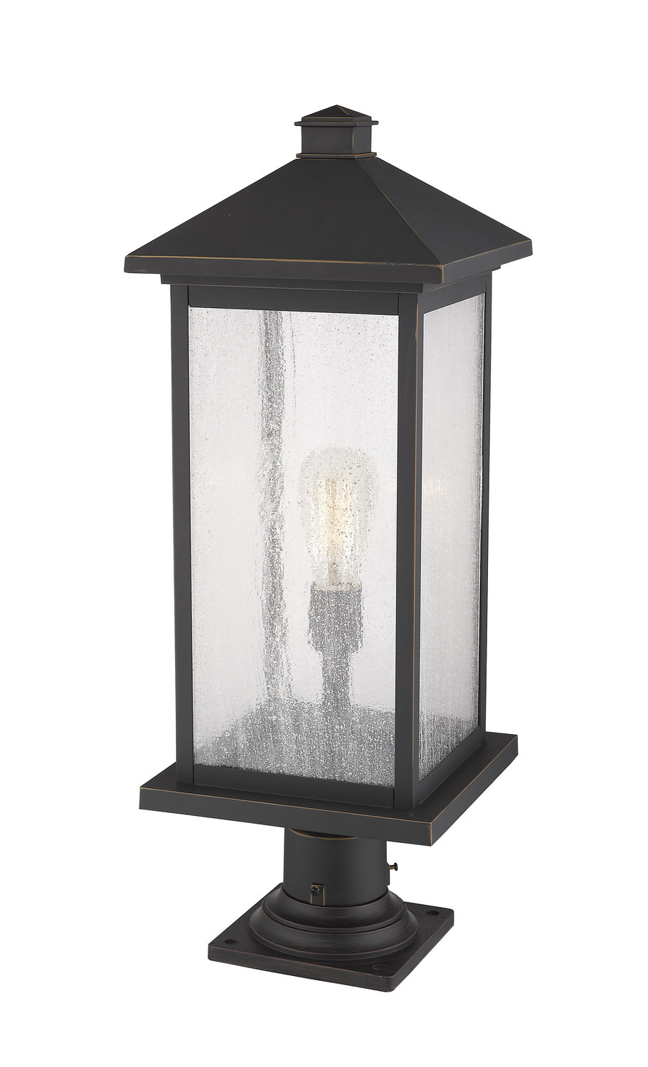 Z-Lite Canada - 531PHBXLR-533PM-ORB - One Light Outdoor Pier Mounted Fixture - Portland - Oil Rubbed Bronze