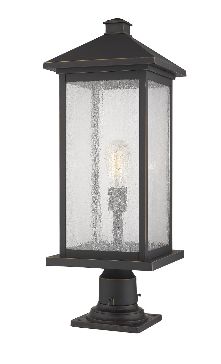 Z-Lite Canada - 531PHBXLR-533PM-ORB - One Light Outdoor Pier Mounted Fixture - Portland - Oil Rubbed Bronze