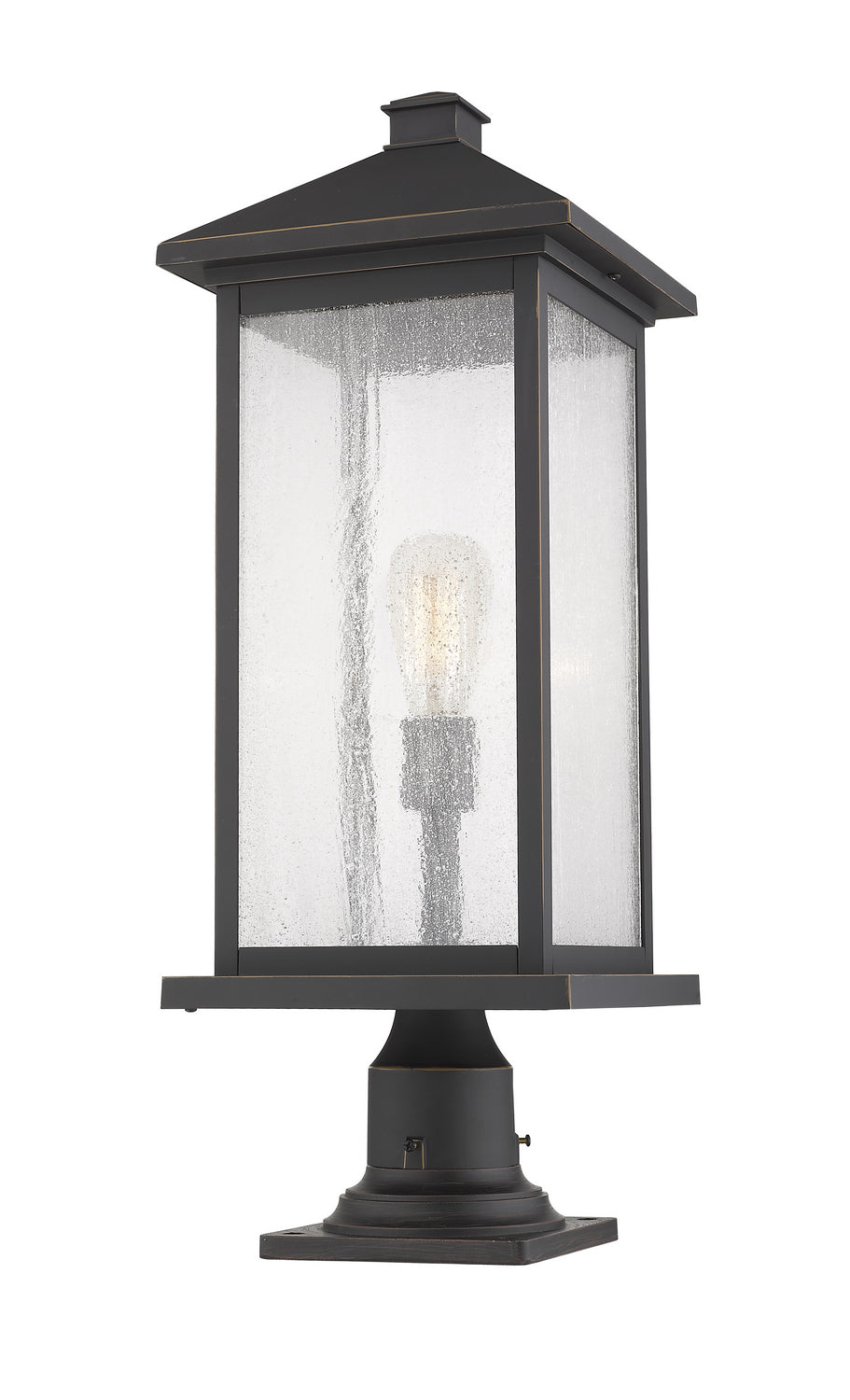 Z-Lite Canada - 531PHBXLR-533PM-ORB - One Light Outdoor Pier Mounted Fixture - Portland - Oil Rubbed Bronze