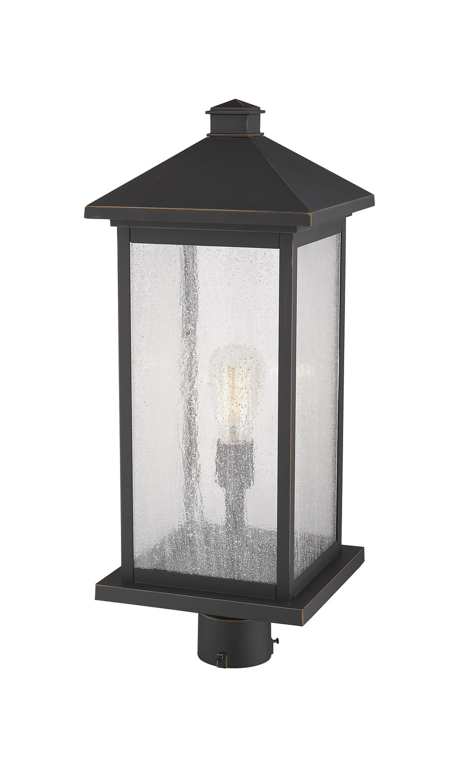 Z-Lite Canada - 531PHBXLR-ORB - One Light Outdoor Post Mount Fixture - Portland - Oil Rubbed Bronze