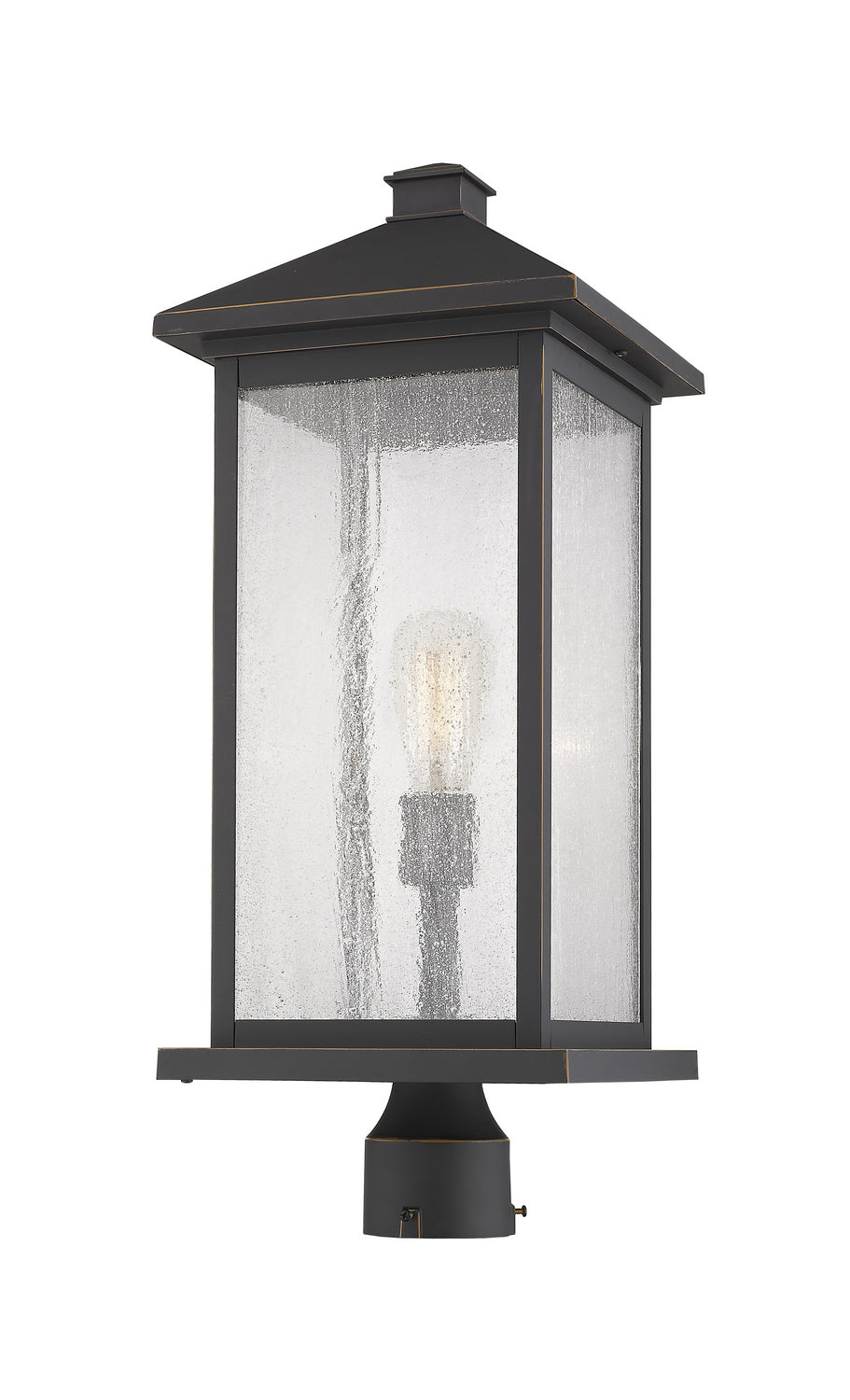 Z-Lite Canada - 531PHBXLR-ORB - One Light Outdoor Post Mount Fixture - Portland - Oil Rubbed Bronze