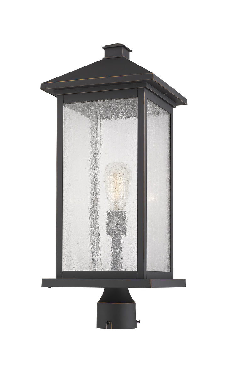 Z-Lite Canada - 531PHBXLR-ORB - One Light Outdoor Post Mount Fixture - Portland - Oil Rubbed Bronze