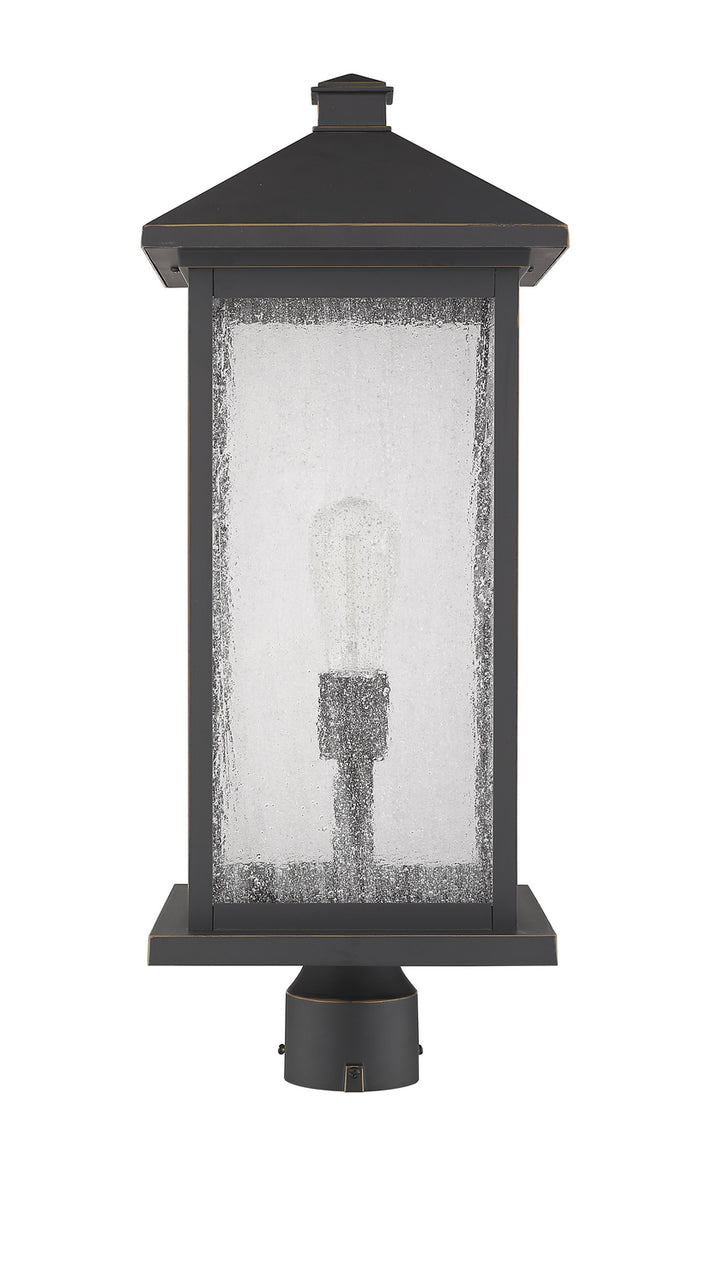 Z-Lite Canada - 531PHBXLR-ORB - One Light Outdoor Post Mount Fixture - Portland - Oil Rubbed Bronze