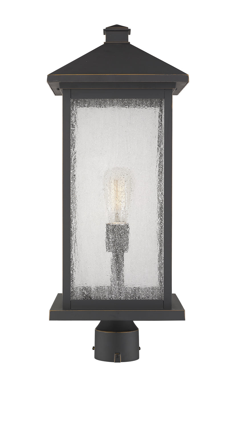 Portland One Light Outdoor Post Mount Fixture in Oil Rubbed Bronze - available from The Lighting Shoppe, trusted by Canadian homeowners
