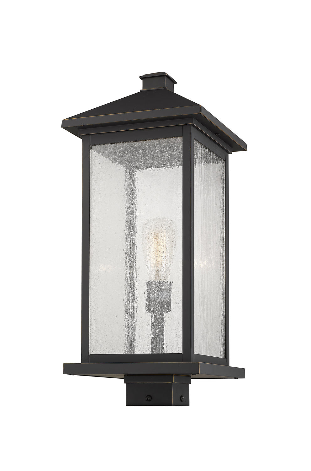 Z-Lite Canada - 531PHBXLS-ORB - One Light Outdoor Post Mount Fixture - Portland - Oil Rubbed Bronze